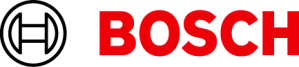 The image shows the BOSCH logo, with "BOSCH" in bold, red capital letters on a black background—perfect for an HVAC Contractor North Attleboro or anyone seeking top-tier equipment for AC services in North Attleborough, MA.